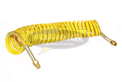Foto de MANGUEIRA ESPIRAL CARRETA MOD. 6.5 - AMARELA - Marca Compatível